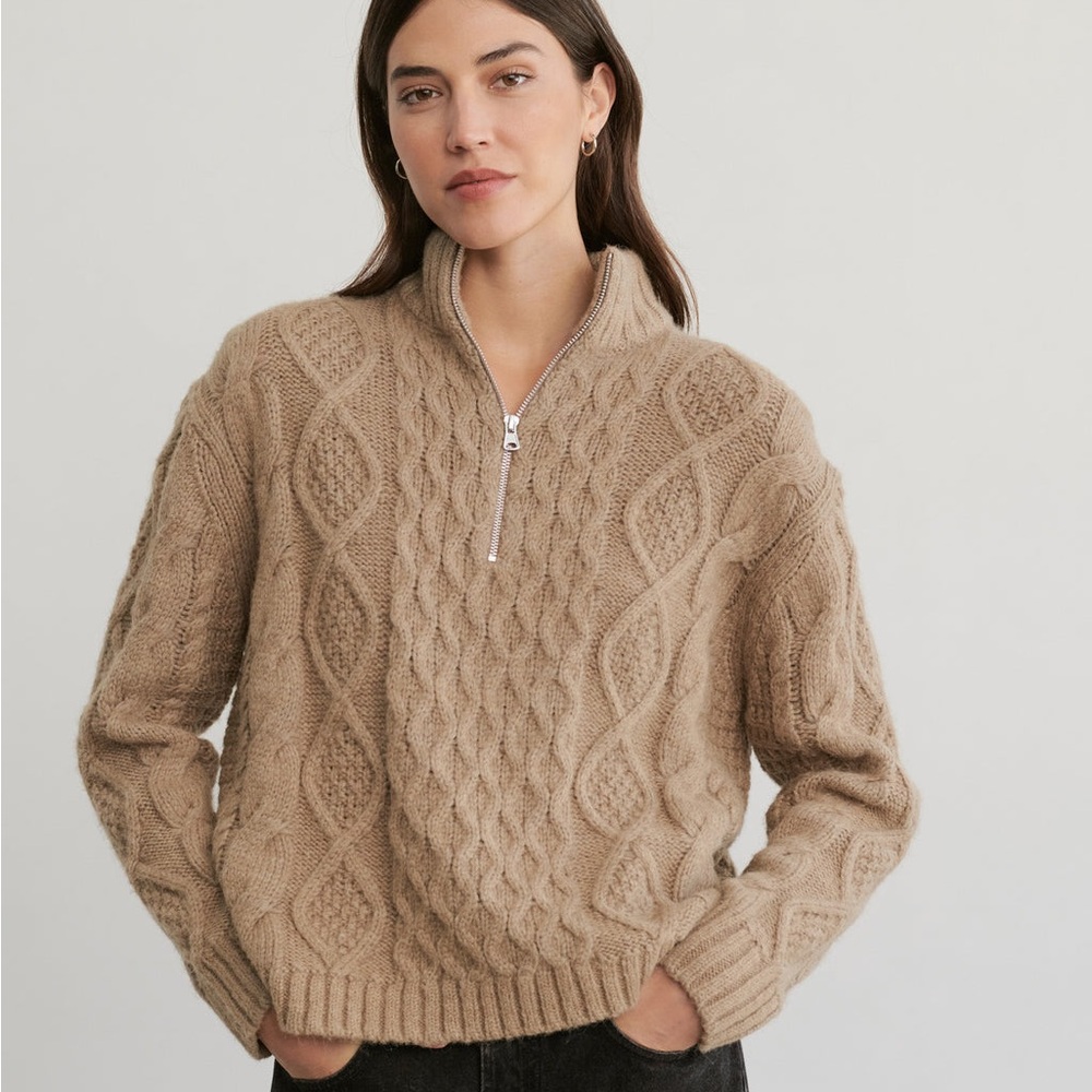 Jenni Kayne Cable Half-zip